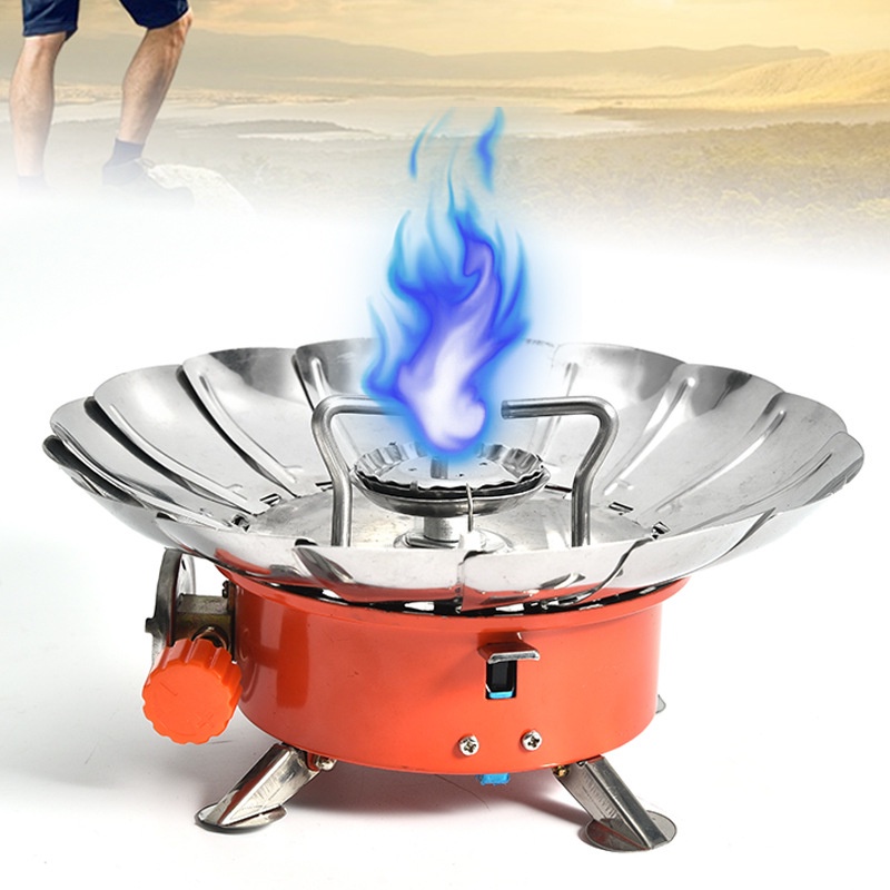 Portable Tourist Integrated Gas Stove Camper Gas Cooker Outdoor Cooking Burner For Travel Picnic
