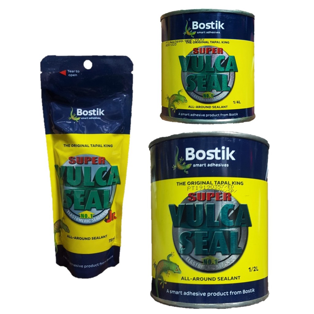 Bostik Super Vulcaseal Elastomeric Sealant 1/2L, 1/4L, JR Shopee