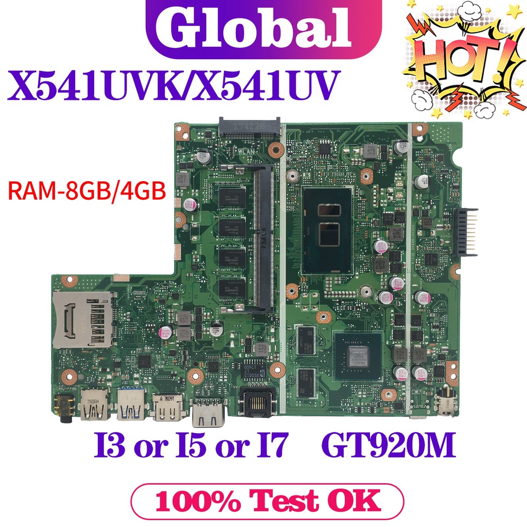 X541UV Laptop Motherboard For ASUS X541UJ X541UVK X541U F541U A541U