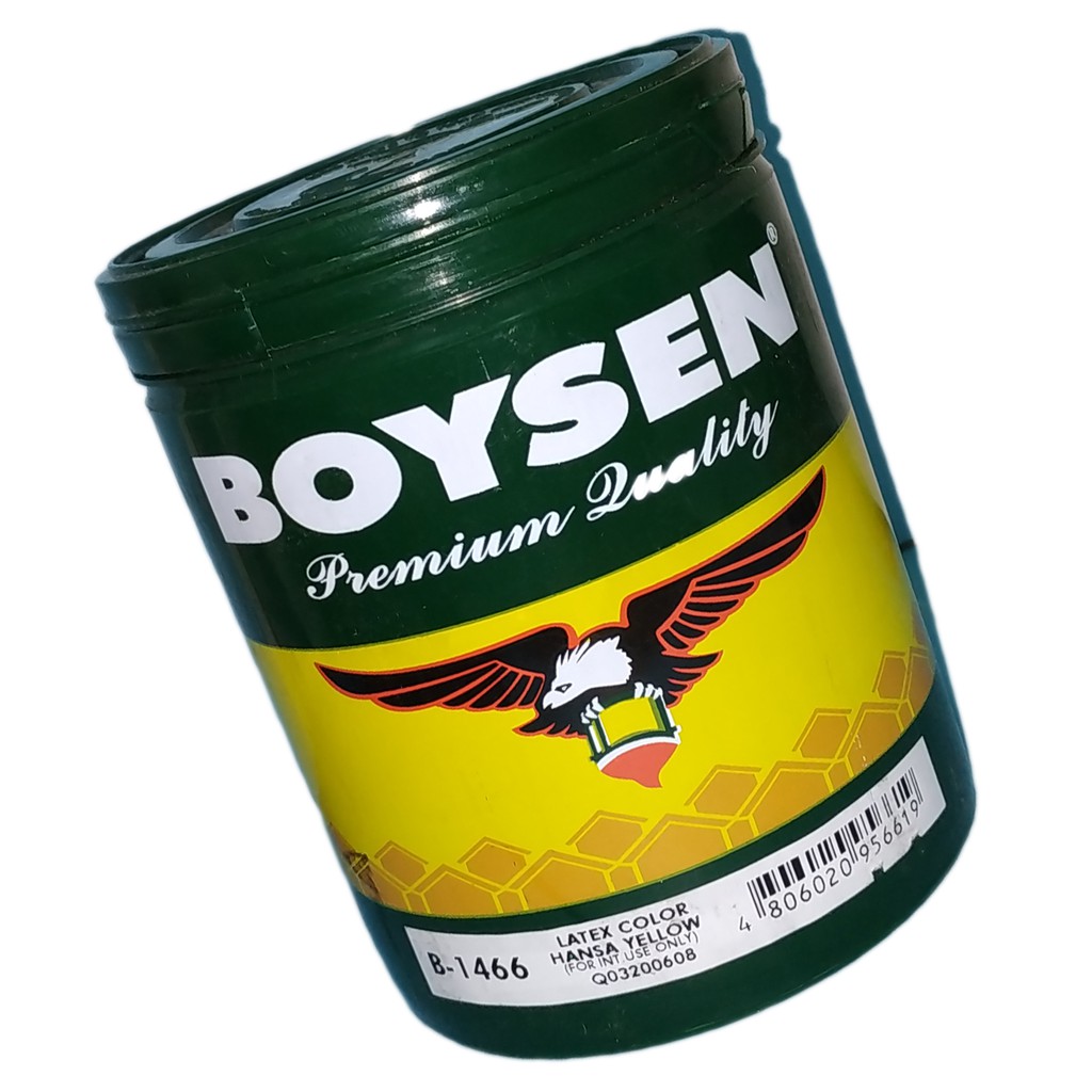 BOYSEN LATEX COLOR HANSA YELLOW B1466 ( 1 LITER 1 LITER