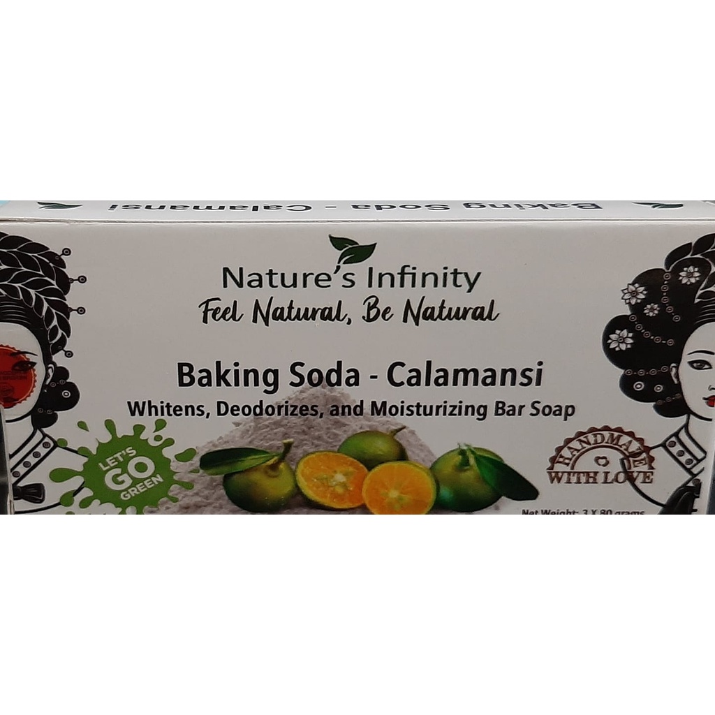 Baking SodaCalamansi Whitening, Deodorizing and Moisturizing Bar