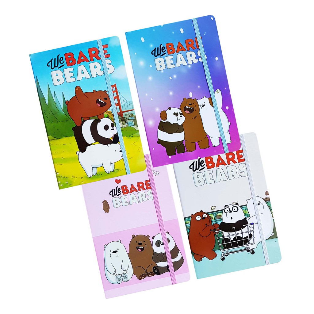 We Bare Bears A5 Notebook with Garter RD Shopee Philippines