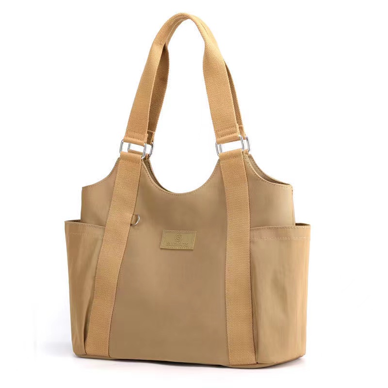 SKM Large Capacity Fashion Nylon Waterproof Office Commuter Tote Bag