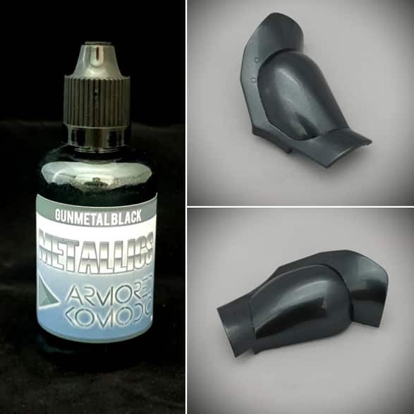 ArKom PH211 Gunmetal Black Metallic Pearl Airbrush Paint (Armored
