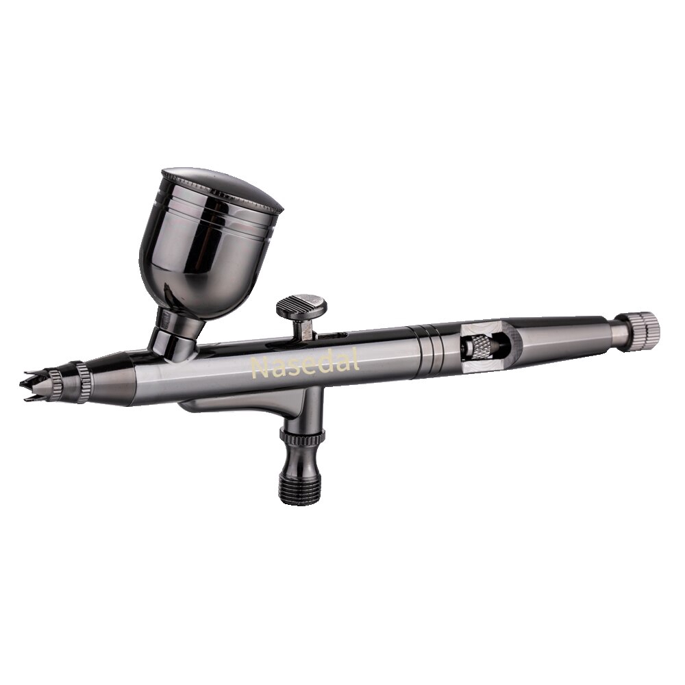 Nasedal Gravity DualAction Airbrush 0.3mm 7cc Black Color Sprayer for