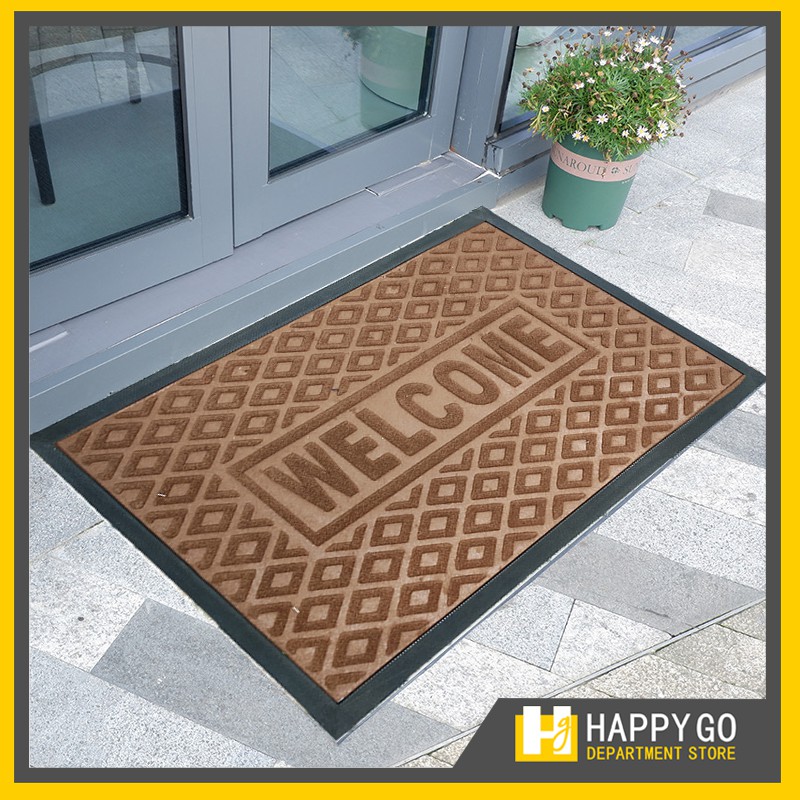 Happy Go Disinfecting Door Mat Heavy Duty Indoor NonSlip Doormat Rug