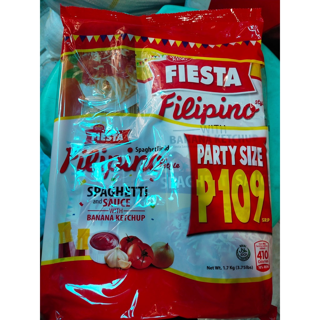 Fiesta Filipino Spaghettipid Fiesta Spaghetti Pasta 800g + Fiesta Filipino Spaghetti Sauce 900g