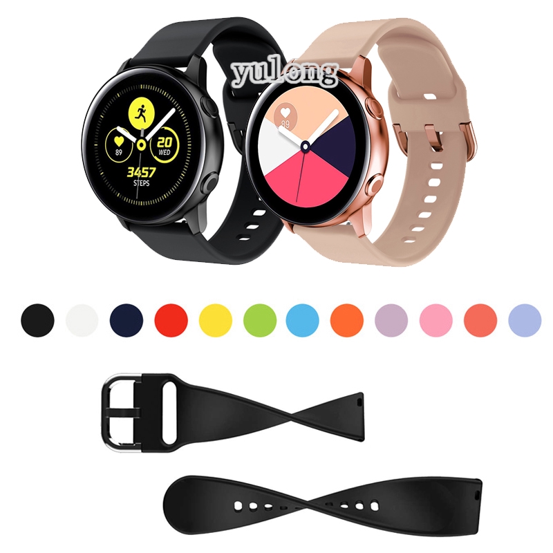 Soft Silicone Band Strap for Samsung Galaxy Watch Active 2 Shopee