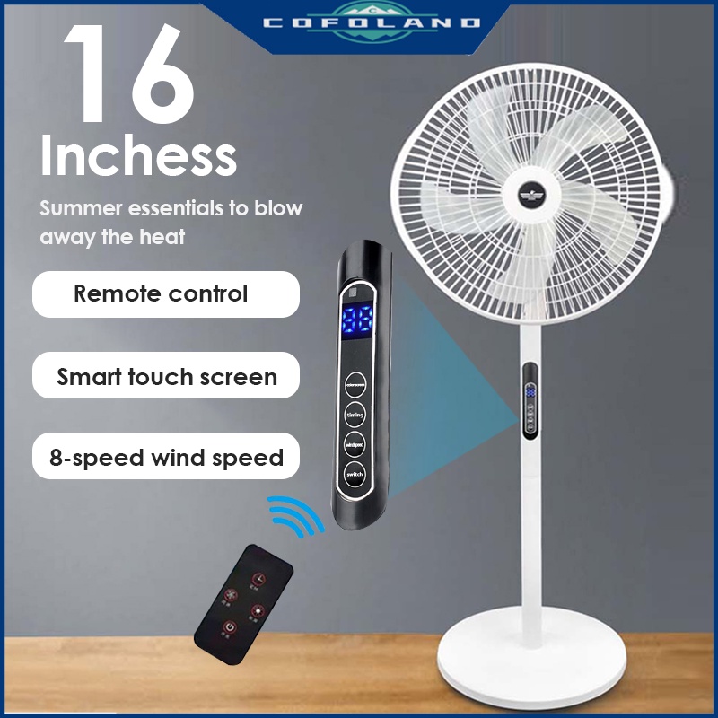 16 inches electric fan industrial fan stand fan with remote inverter