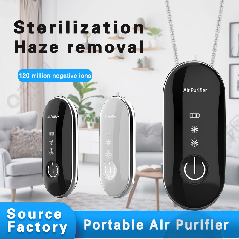 2021 NEW Wearable Air Purifier Necklace Mini Personal Portable Air