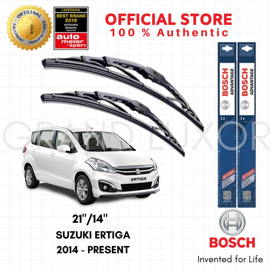 Bosch Advantage Wiper Blade Set For Suzuki Ertiga 2014Present (21 /14