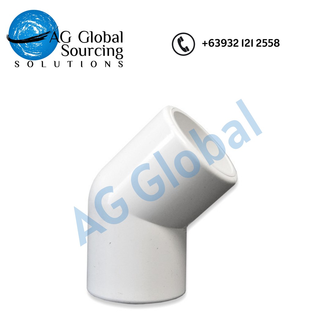 45 degrees pvc elbow 1 inch size Shopee Philippines