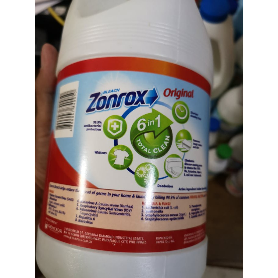 Zonrox ORIGINAL 1892ml Original and Authentic Shopee Philippines