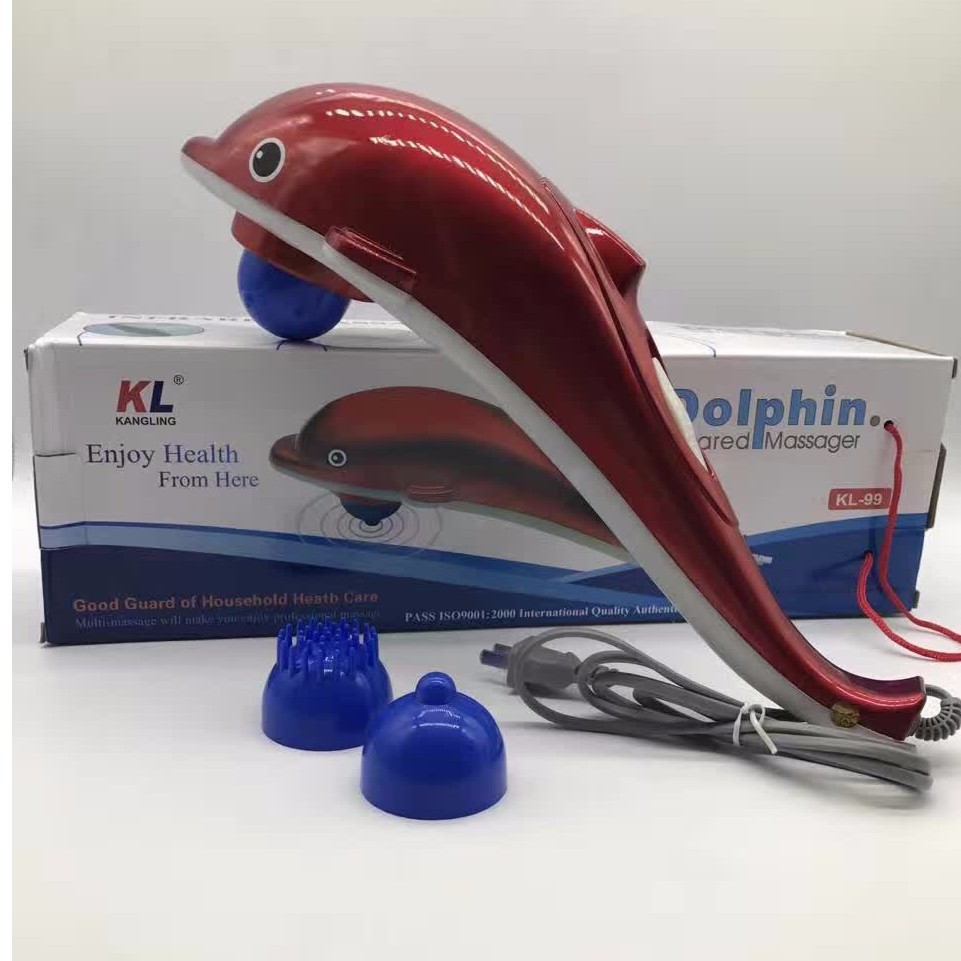 []606B The infrared dolphin massager gives 3 massage heads[] Shopee