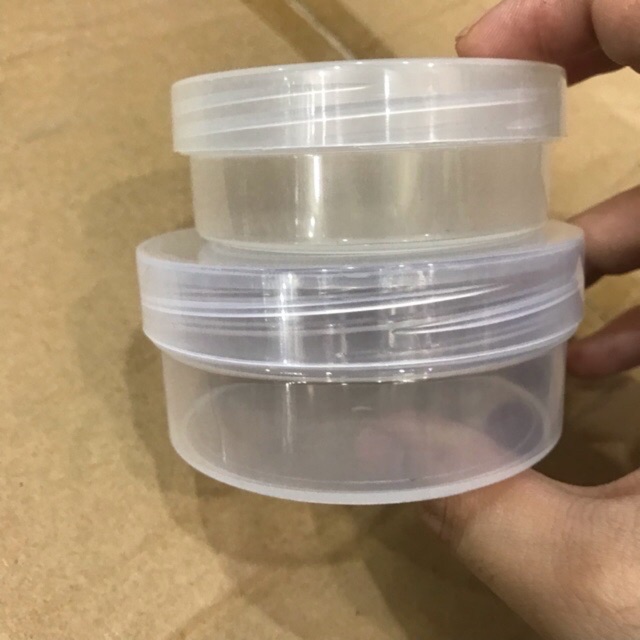 20g/50g/100g Clear White Plastic tub Jar (10 pcs) Shopee Philippines