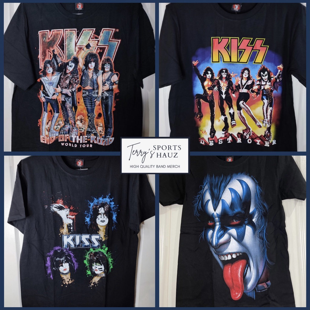 KISS BAND SHIRTS ROCK YEAH ASSORTED DESIGNS S M L XXL Shopee Philippines