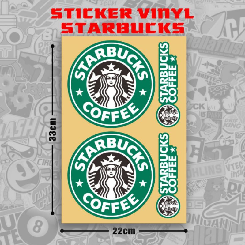 Starbucks Coffee sticker printcut Sheets Stickers Shopee Philippines
