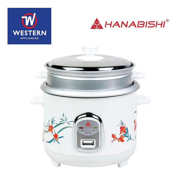 Hanabishi HHRC14FS 7 Cups Rice Cooker with Steamer Shopee Philippines