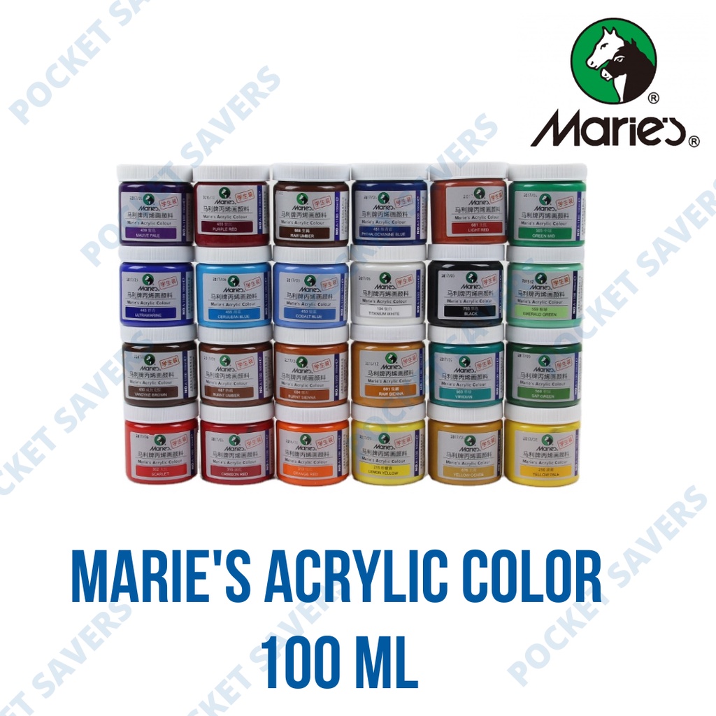Marie's Acrylic Paint 100 ml (Painting Colors, Art) Shopee Philippines