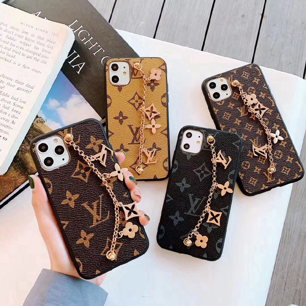 LV Monogram + Chain Case iPhone 12 ProMax 12 mini 11 11 PRO 11 PRO MAX