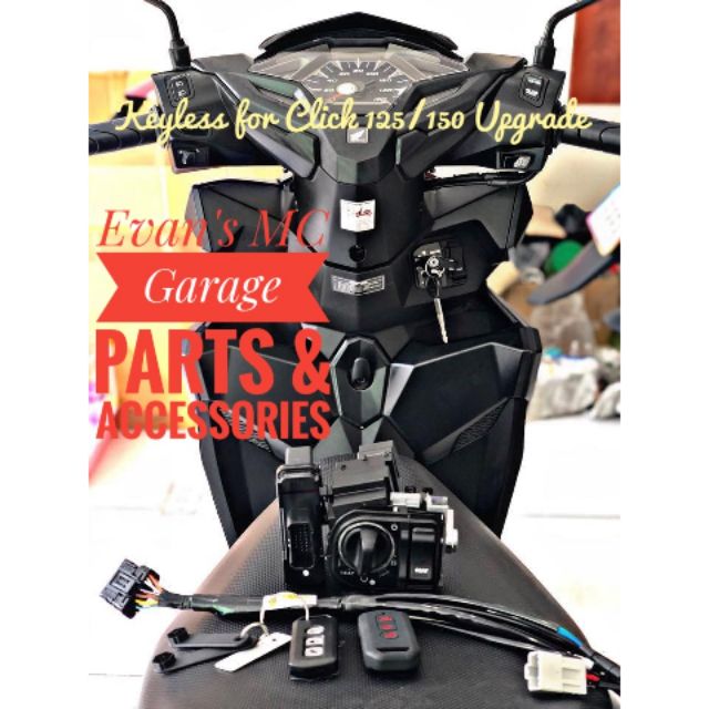 Honda Click V1 125/150i V2 125 Smart Keyless upgrade