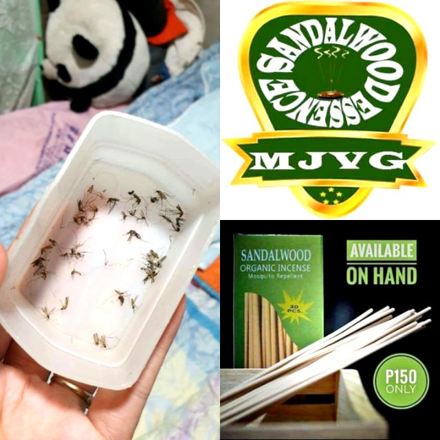 MJVG Sandalwood Organic Incense Anti Dengue Mosquito Repellent Shopee