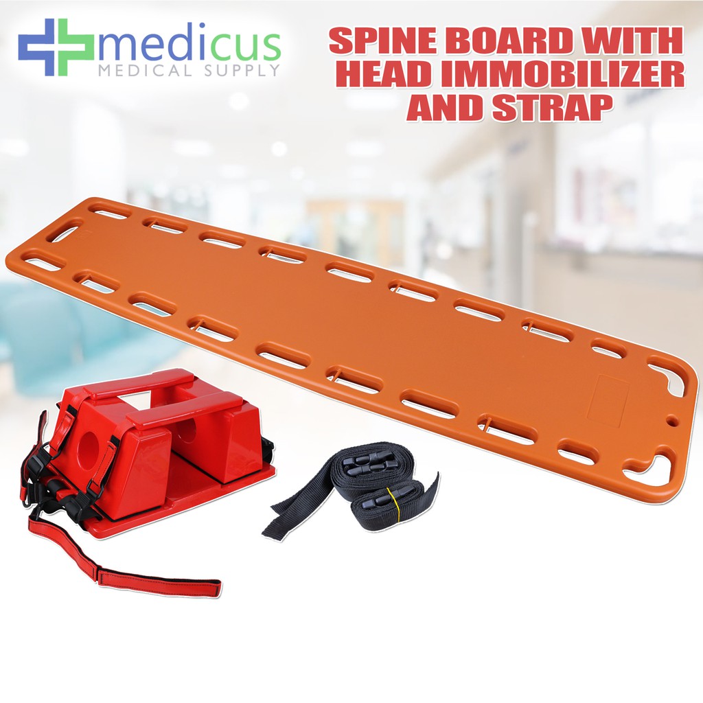 Medicus Emergency Spine Board Stretcher with Head Immobilizer Shopee