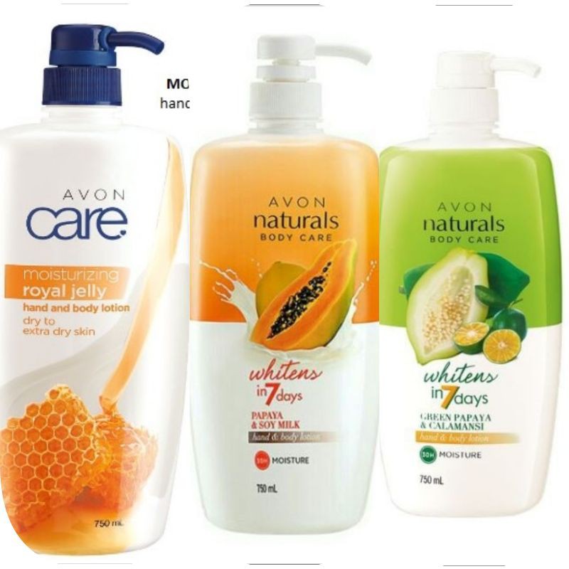 Avon Naturals Papaya & Soy Milk Hand and Body Limited Edition Giftable