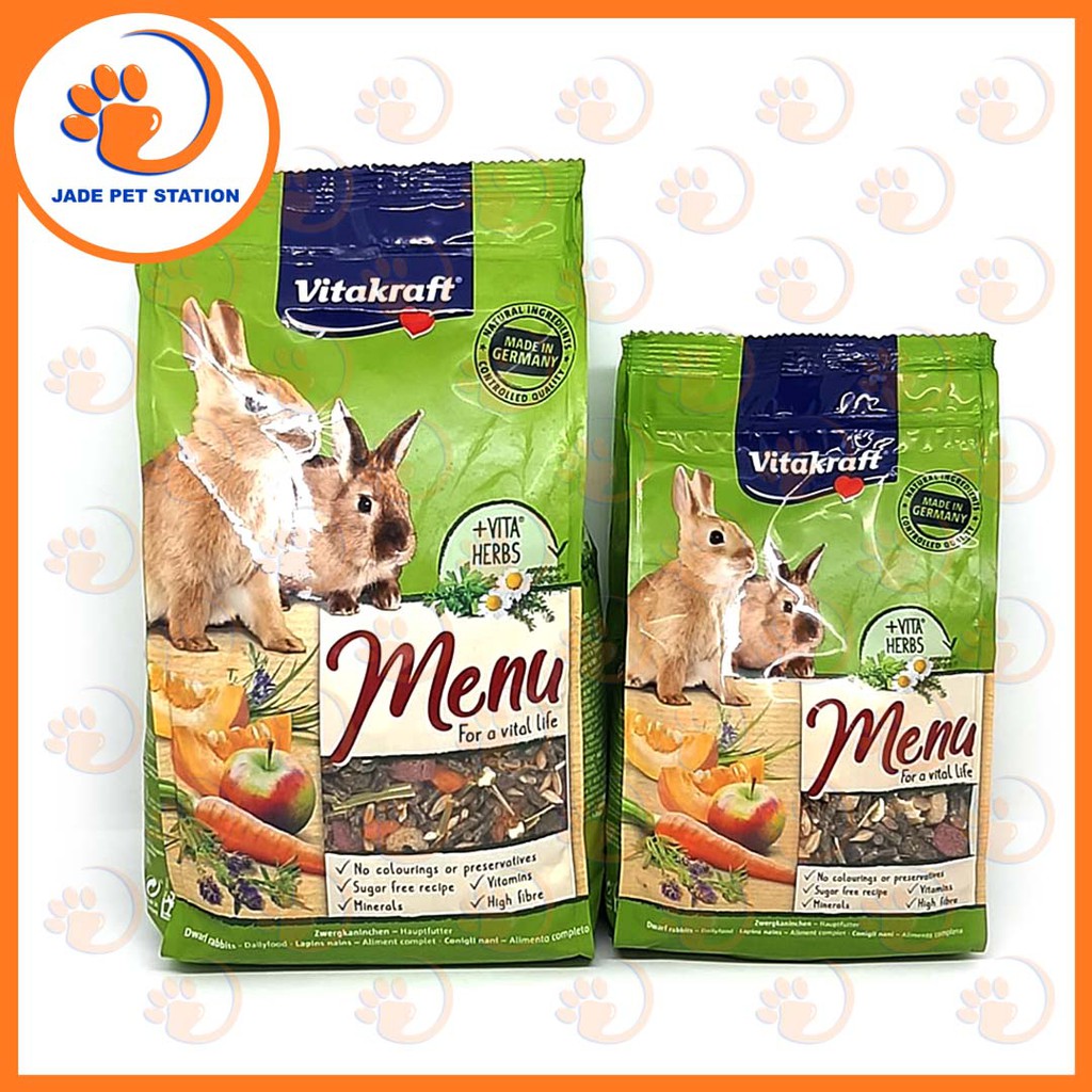 Vitakraft Rabbit Food Premium Imported 500g 1Kg Shopee Philippines