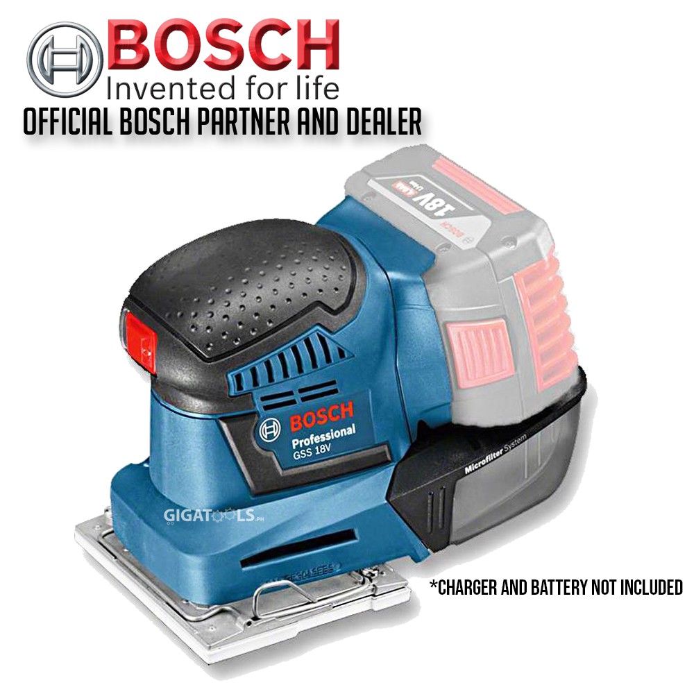 Bosch GSS 18V Li Professional Cordless Orbital Sander 18V ( Bare Tool