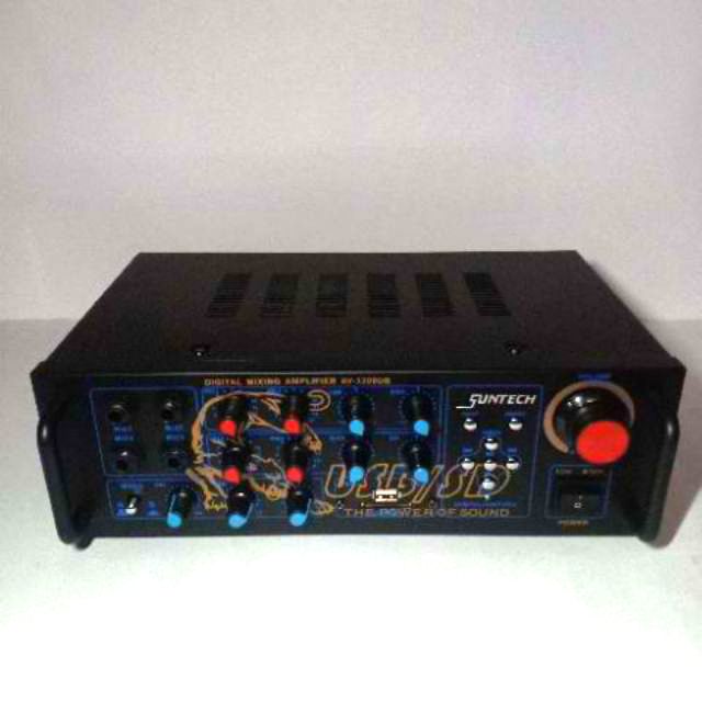 Suntech AV 3200 professional karaoke amplifier Bluetooth 12v Shopee