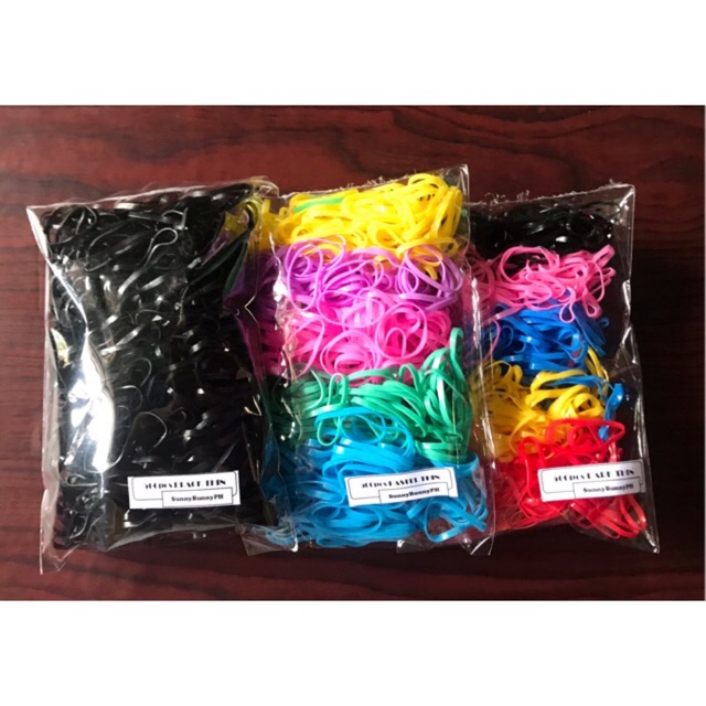 500 pcs Sanrio Rubber band ponytail hair tie candy color Shopee