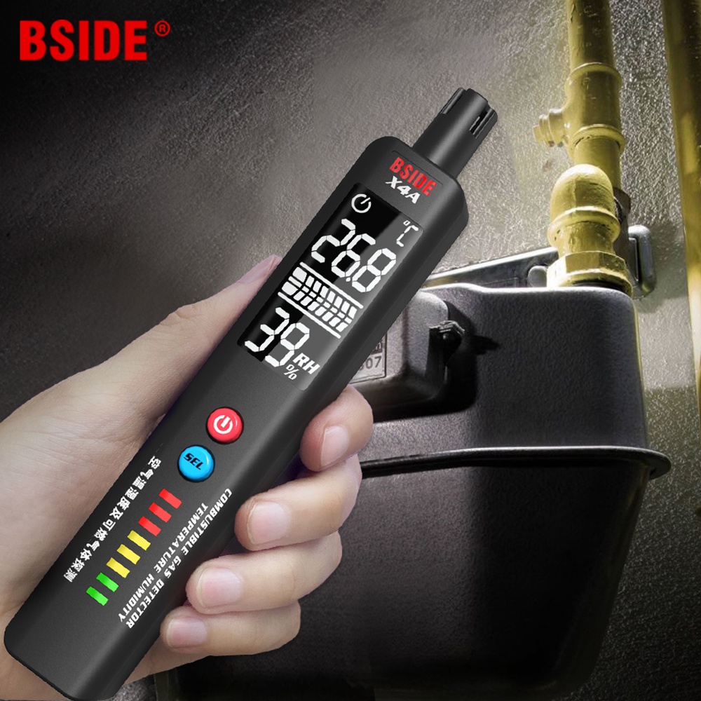 Temperature Humidity Tester meter BSIDE X4A Combustible Gas Natural gas
