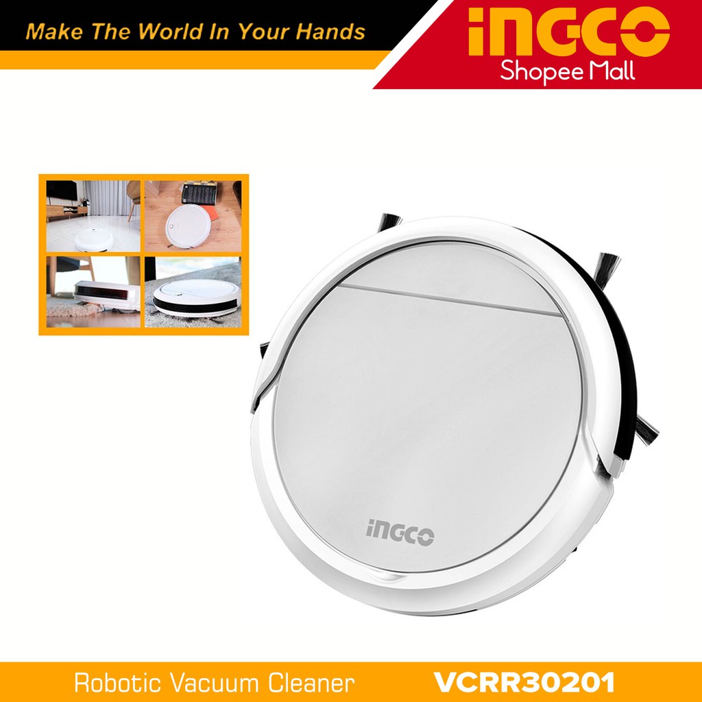 Ingco VCRR30201 Robotic Vacuum Cleaner (Random Style) _P Shopee Philippines