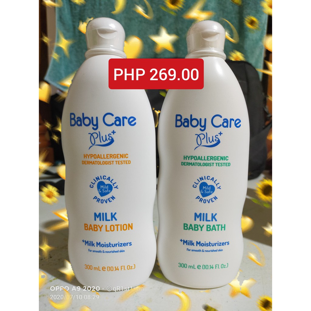 Buy 1 Take 1 Baby Care Plus Milk Bath 300mL Shopee Philippines