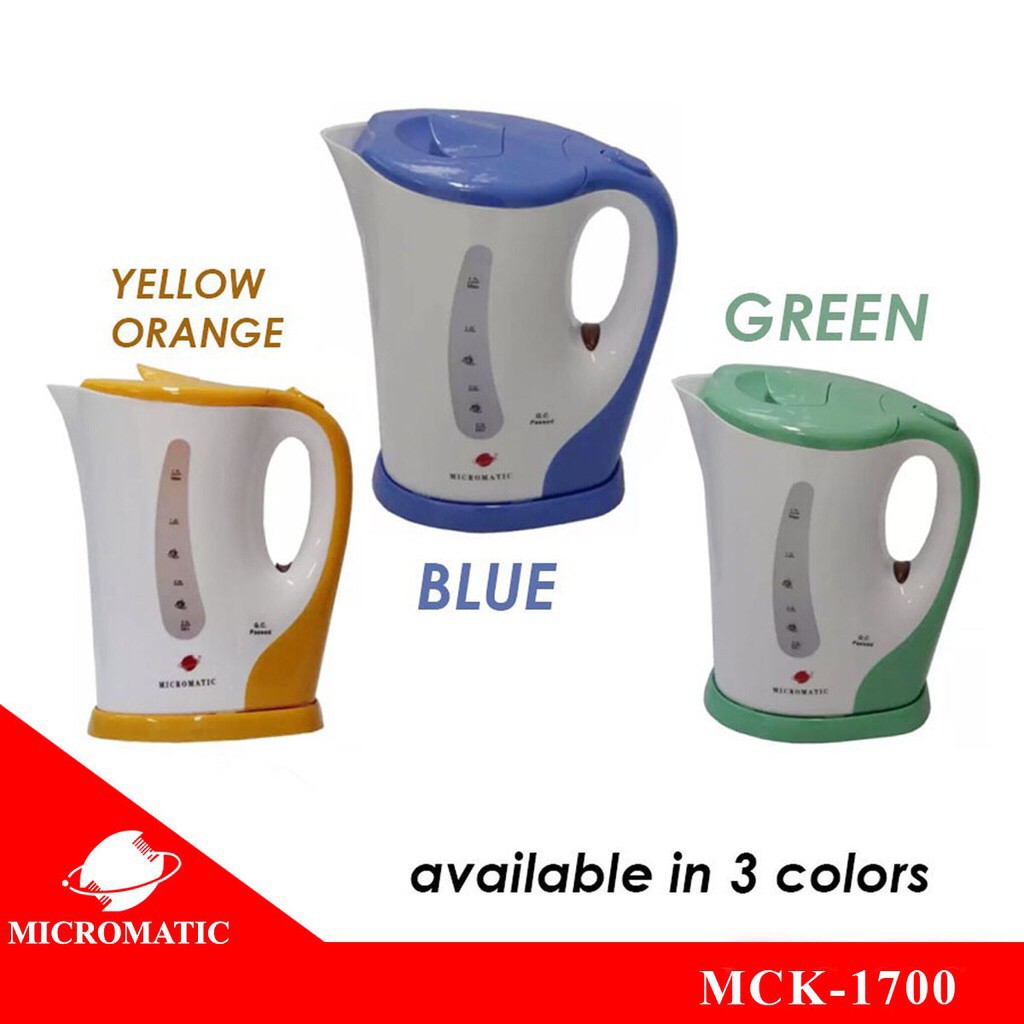 Micromatic MCK1700 Electric Kettle 1.5L Shopee Philippines