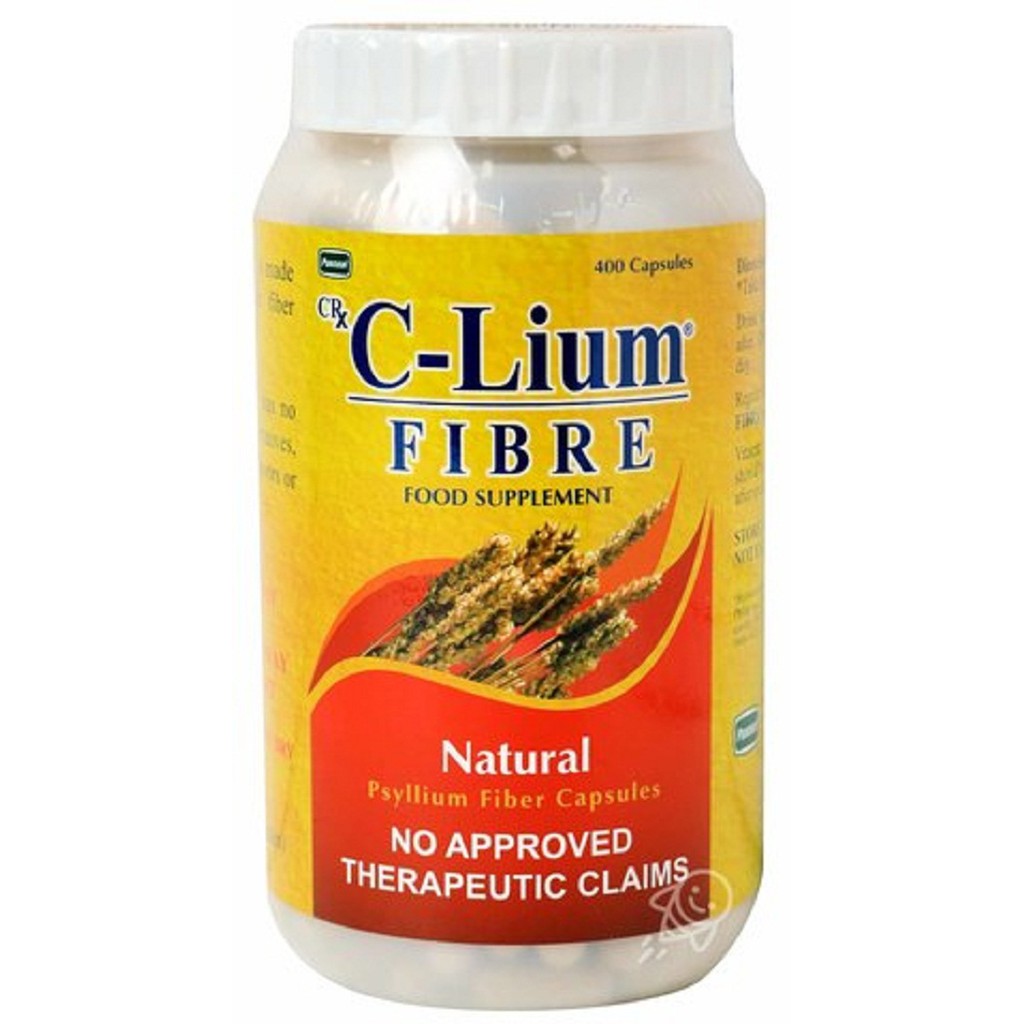 Clium Fibre Natural Psyllium Fiber 400 Capsules Shopee Philippines