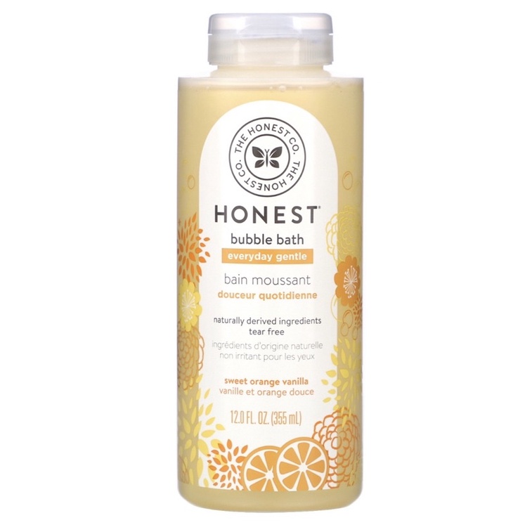 The Honest Company Everyday Bubble Bath Sweet Orange Vanilla 355ml