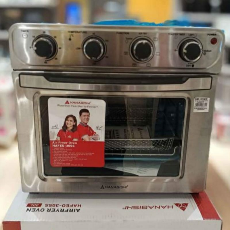 HANABISHI Airfryer Oven 30L HAFEO30SS [Biggest Airfryer Oven