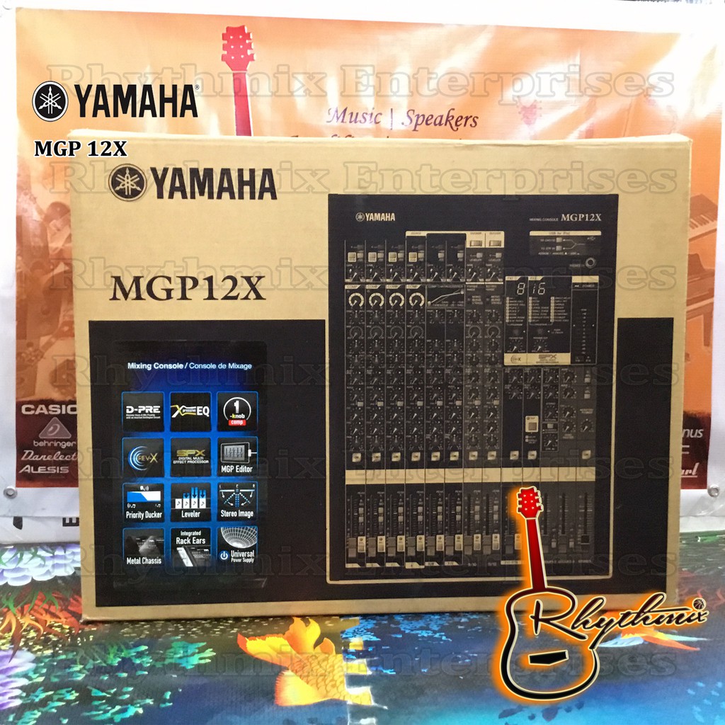 Yamaha MGP12X MGP12 X MGP 12X 12-channel Mixer with USB and FX | Shopee