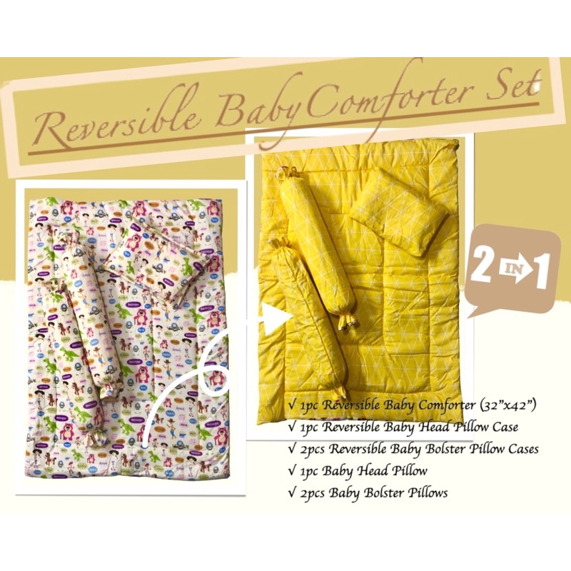 Reversible Baby Comforter Set Toy Story Shopee Philippines