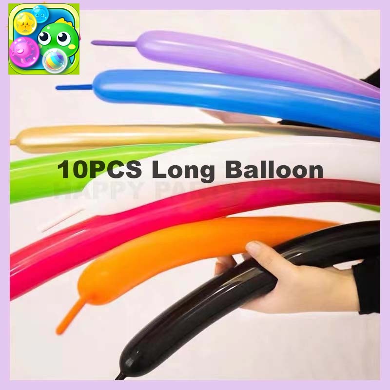 10PCS Long Balloons Twisting Balloon Size 260Q For Decoration Birthday