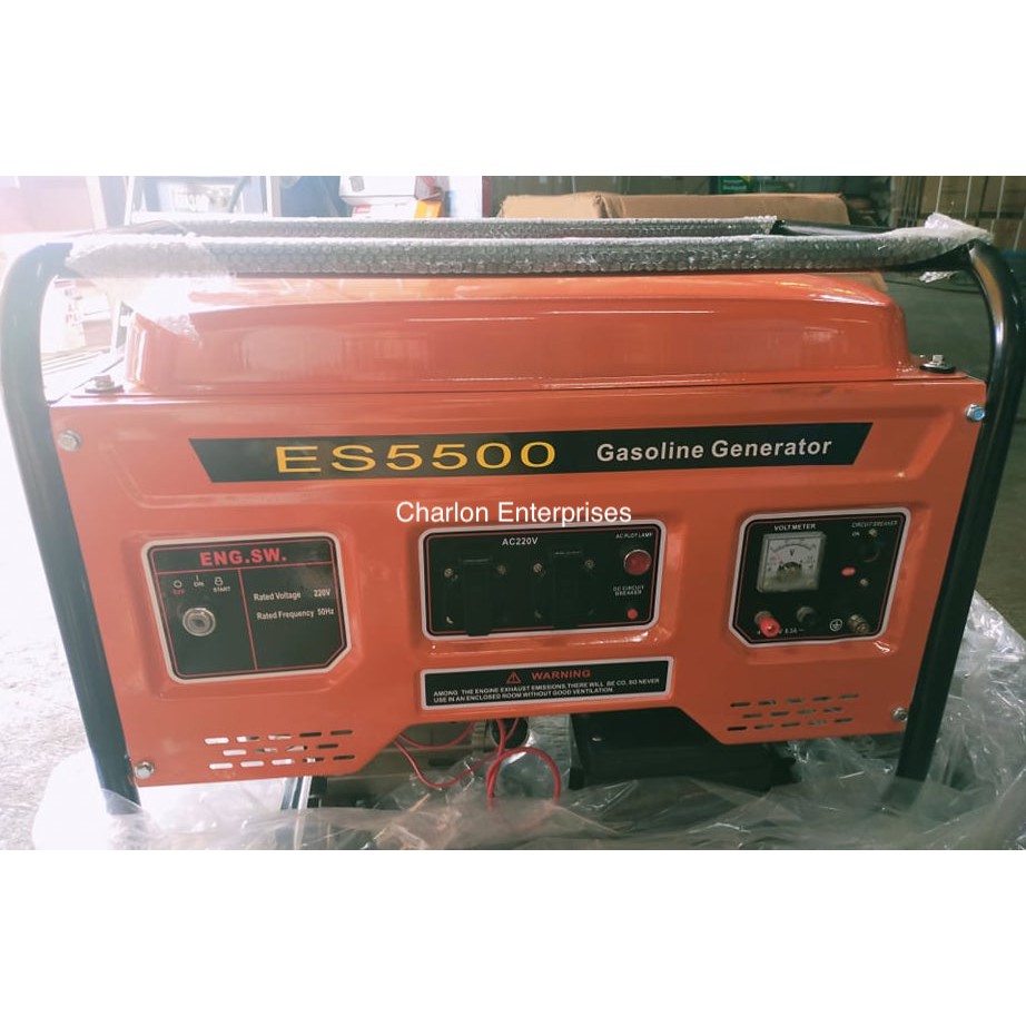 ES5500 SHINMAX GASOLINE GENERATOR SET ESTART Shopee Philippines