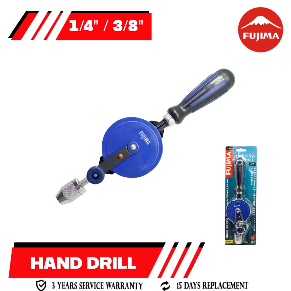 FUJIMA HAND DRILL 1/4" / 3/8" Shopee Philippines