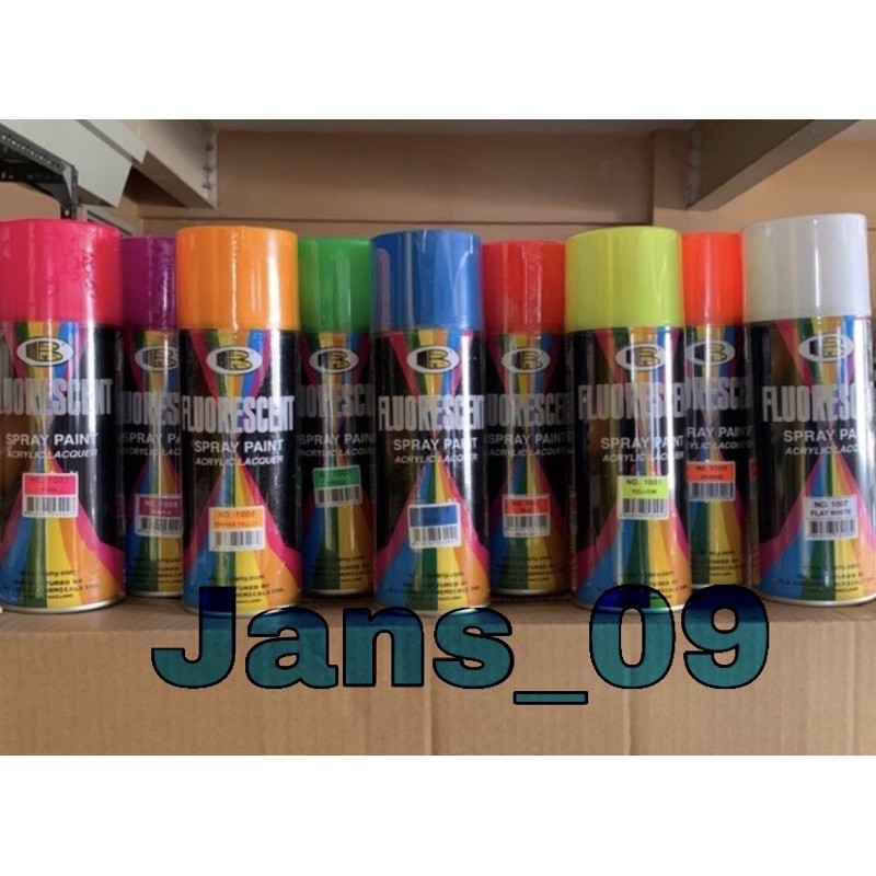 BOSNY Fluorescent Spray Paints Shopee Philippines