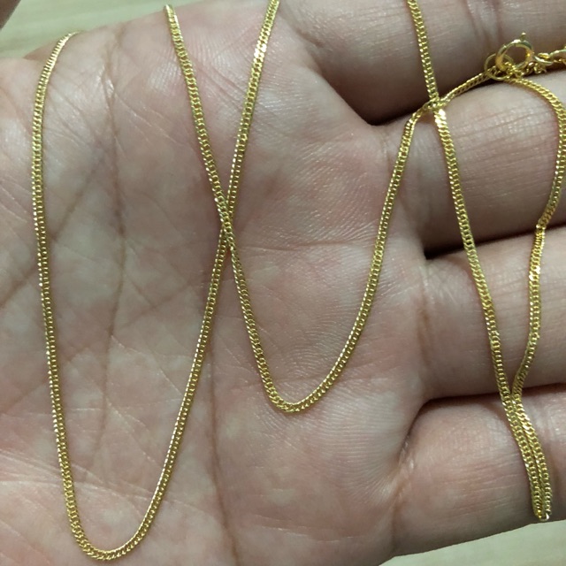 18K Saudi Gold Japan Style Chain Shopee Philippines