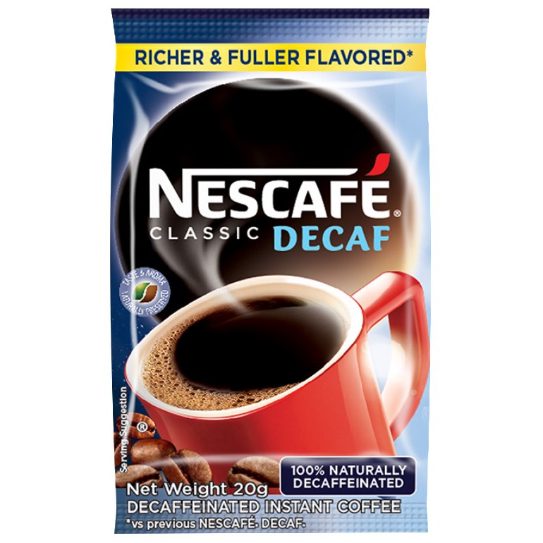 NESCAFE CLASSIC DECAF Instant Coffee Refill 20g Shopee Philippines