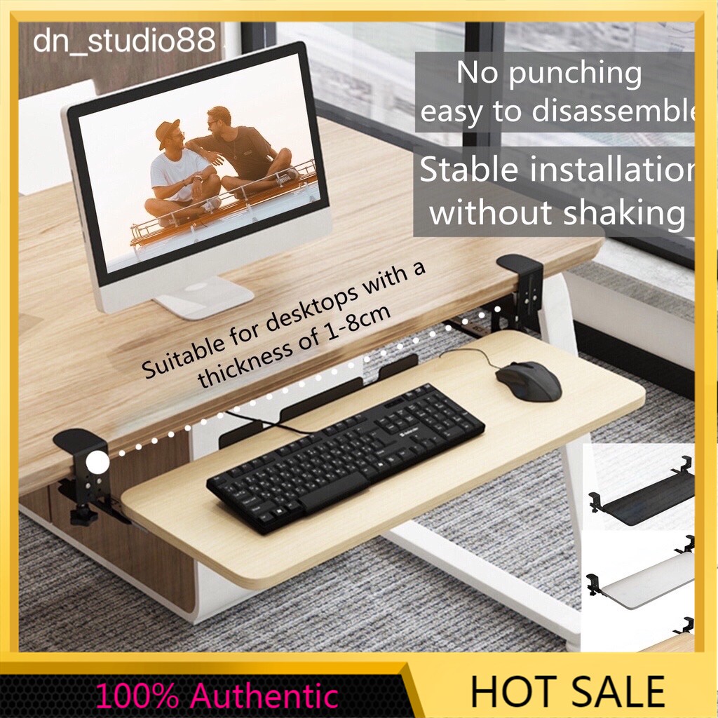 Punch-Free Sliding Rail Keyboard Rack keyboard tray | Shopee Philippines