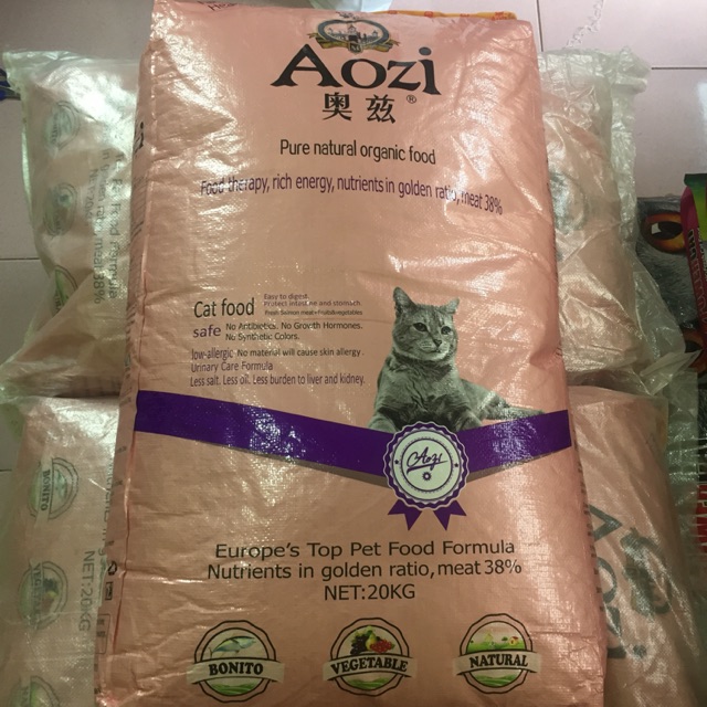 Top Cat Food 2023 Aozi Organic Cat Dry Food 1Kg | Shopee Philippines