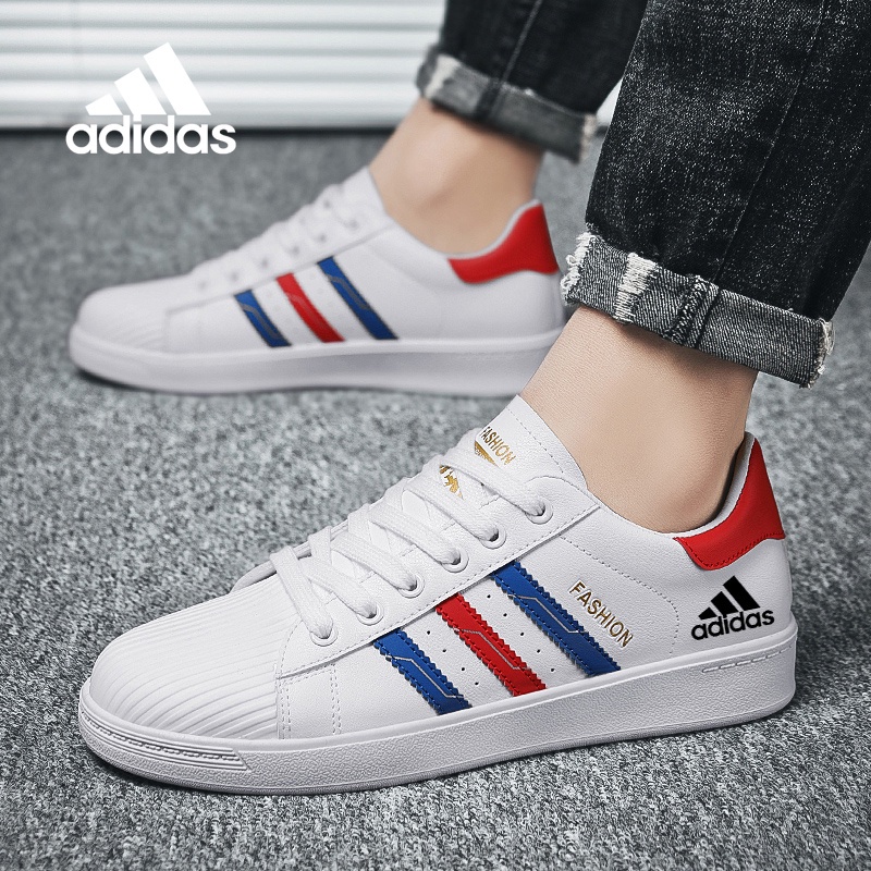 NEW 2022 Adidas Female Classic Shell Toe White Shoes Light Sneakers Men